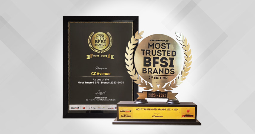 CCAvenue payment gateway felicitated amongst 'Most Trusted BFSI Brands 2023'