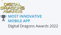 Most Innovative Mobile App Digital Dragons Awards 2022